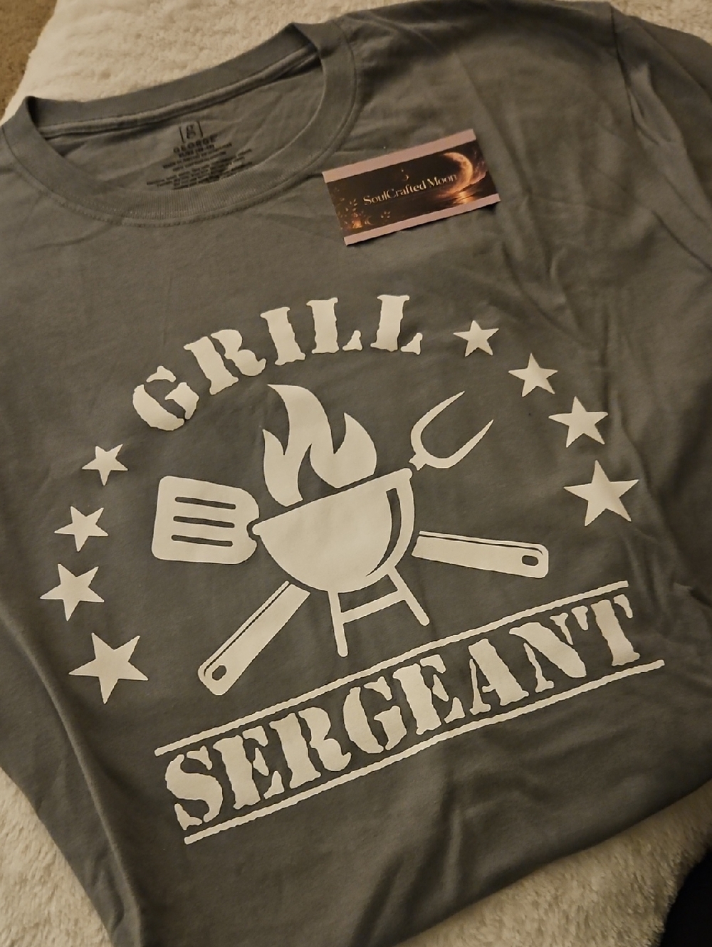 George Gray Men's 'Grill Sergeant' Short Sleeve Tee